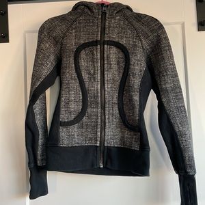 Heathered scuba hoodie